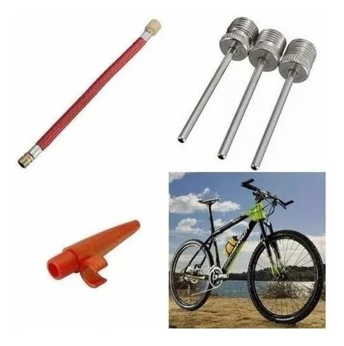 Set De Pinchos De Inflador Para Pelotas Y Bicicleta
