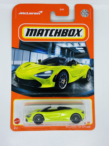 Matchbox  - Mclaren 720 Spider - Verde Lima - 3/100 - Mint/.