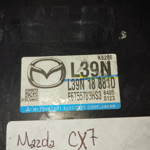 Computadora De Mazda Cx7 2.3 Turbo 2007-2008 (Usado)