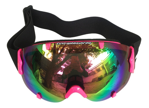 Antiparras Doble Lente Ski Snow Nieve Uv 400 2061 Rosa Cdi