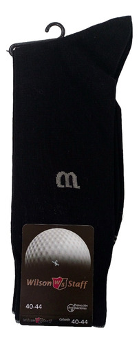 Media Wilson Golf 1/2 Caña Antibacterial Hombre Algodón 