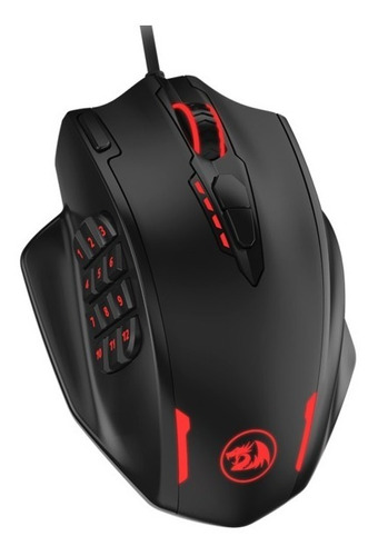 Mouse Gamer Redragon Impact M908 Rgb 12400 Dpi