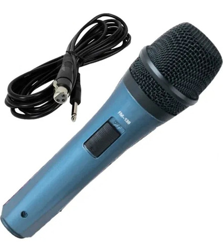 Microfono Dinámico Hipercardioide Con Cable Caja Cerrada