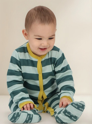 Pijama Enterito 100% Algodón Afranelado Para Bebe Niña/niño