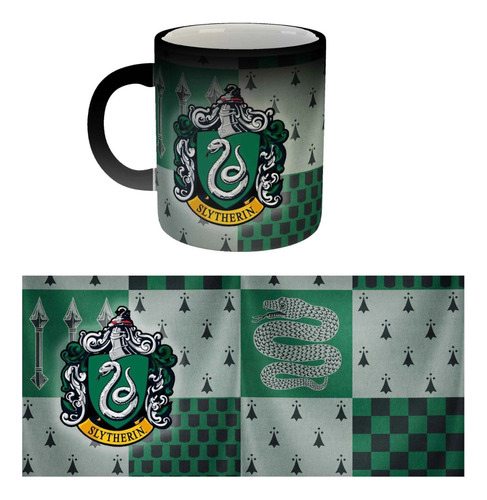 Taza Mágica Harry Potter Slytherin |de Hoy No Pasa| 6