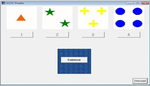 Software Clasificacion De Cartas Wisconsin Wcst