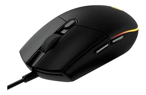 Mouse
gamer de juego Logitech G Series Lightsync G203 negro