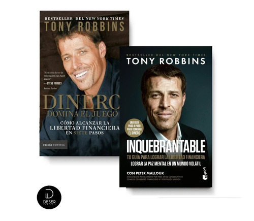 Dinero: Domina El Juego + Inquebrantable Tony Robbins