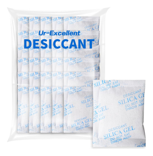 30 Paquetes De Bolsas Desecantes De Gel De Silice De 0.35 Oz