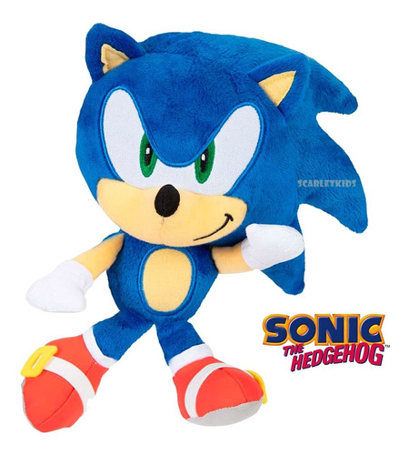 Imagen 2 de 6 de Peluche Sonic The Hedgehog Original Elige Tu Modelo Scarlet