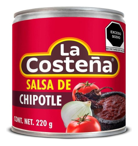 10 Pzas Salsa Chipotle La Costeña 220 G