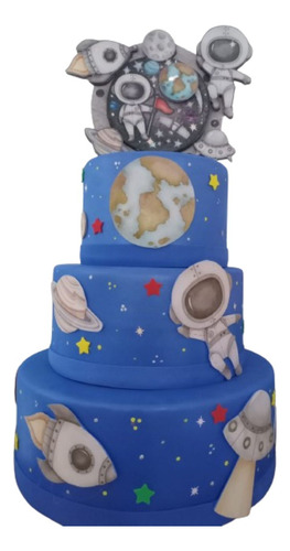 Bolo Fake Astronauta