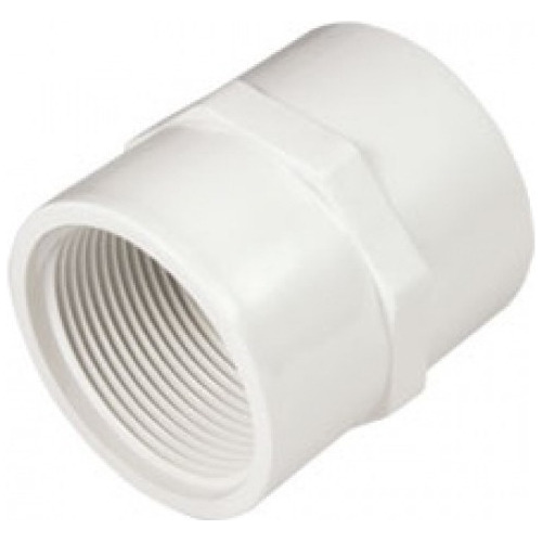 Jgo 30 Pzs Cople Roscado Pvc Ced. 40 De 1/2