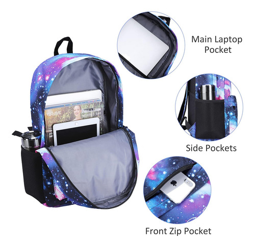 Samit Anime Mochila Luminosa Con Estuche Para Lápices Para Y
