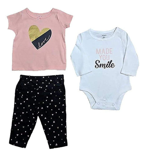 Carter's Baby Girl Little Character Sets 126g587, 6 Meses