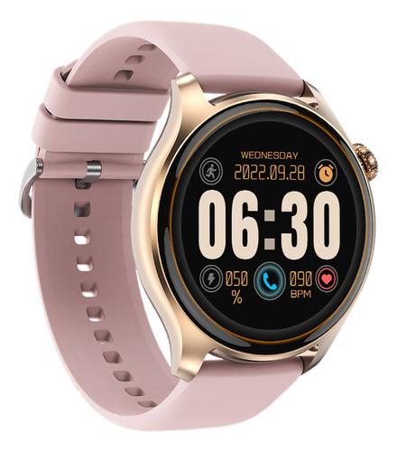 Smartwatch Jd Hawai 1.43 Rosa Bluetooth Llamadas Spo2 Cta.*