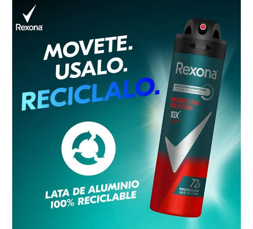 Rexona Antibacterial + Invisible Spray Hombre 150ml