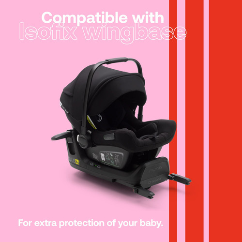 Autoasiento Para Carro Negro Compatible Con Bugaboo