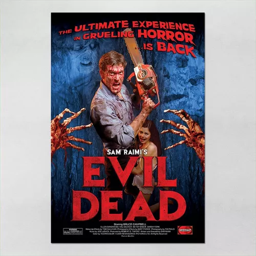 Poster 30x45cm Filmes Evil Dead A Morte Do Demonio 1