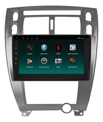 Multimidia Tucson 2006 Ate 2015 Android 14 Carplay 9p Gps