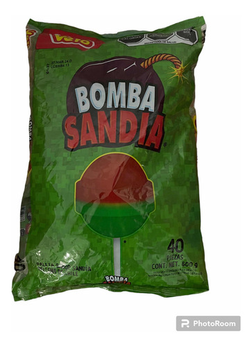 Paleta Bomba Sandía 40pz