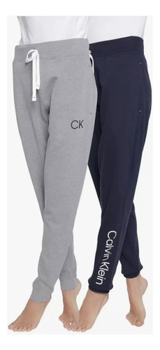 Calvin Klein Joggers French Terry Para Dama 2pz 60%algodon