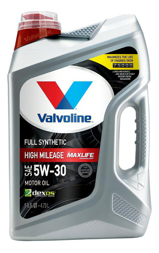 Valvoline 5w-30 High Mileage Max Life Americano