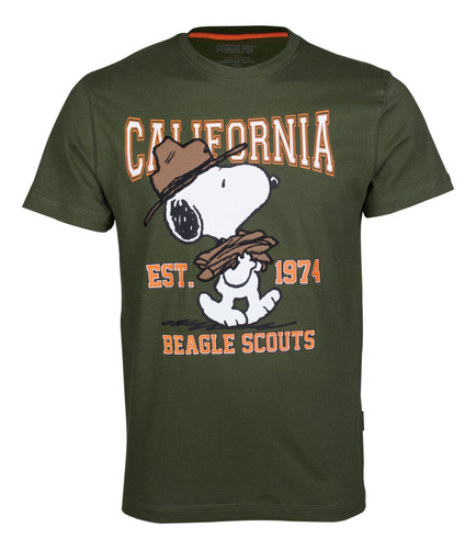 Playera Caballero-snoopy California-american Level