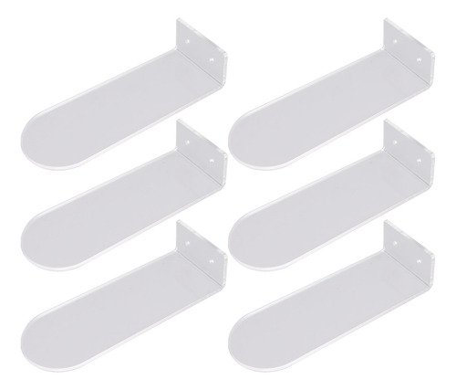Estantes Flotantes Para Zapatos, 6 Piezas, Pantalla Acrílica