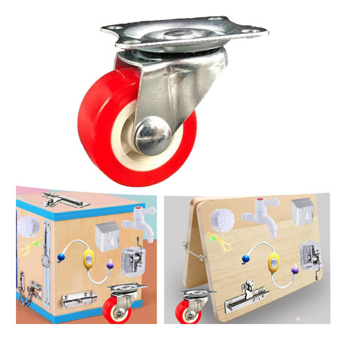 2 Sensory Board Learning Toy Para Niños Rueda Universal