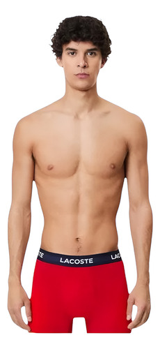Boxer Trunk Lacoste 3 Pack De Algodón - Original / Nuevo