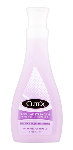 Removedor De Esmalte De Uñas Cutex Regular Strength 6 Onzas