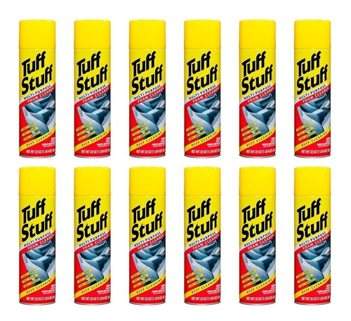 12 X Stp Tuff Stuff - Espuma Activa Limpia Tapizados