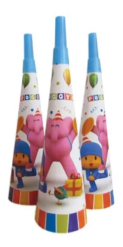 Pack Cumpleaños Pocoyó x 18 Cotillón Pocoyo - Cotillón Activarte