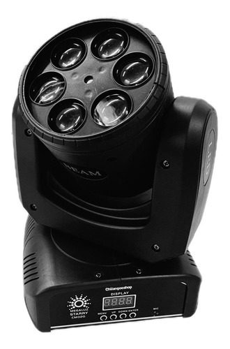 Luz de escenario LED cabeza móvil Megaluz CHSTARRY 127V luces color rgbw