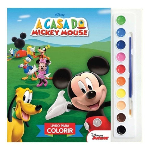 Livro Com Aquarela Disney - Mickey