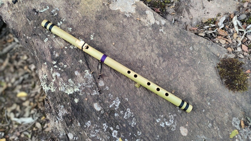 Flauta Naf Nativa Americana De Bambu Em G(sol) Artesanal.