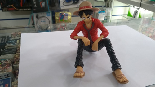 Personagens De Anime Sentados, Estatueta De Luffy, Boneca, B