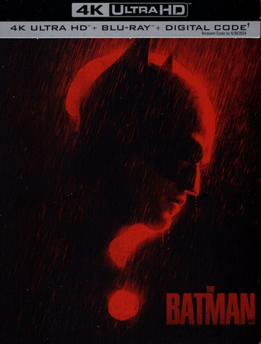 O Batman 2022 Steelbook Robert Pattinson 4k Ultra Hd+ Bd
