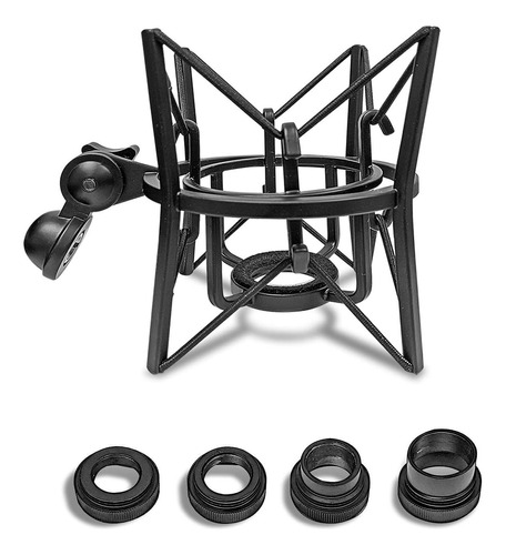 Soporte Universal Para Microfono Araña 4 Adaptador Grabacion