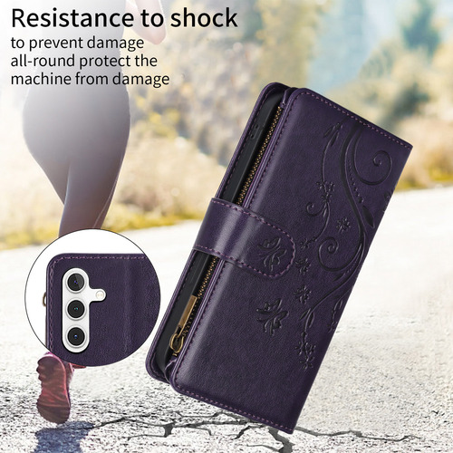 Funda De Piel Tipo Cartera Con Tapa Para Samsung Galaxy A56 A36 A26 A16 A06