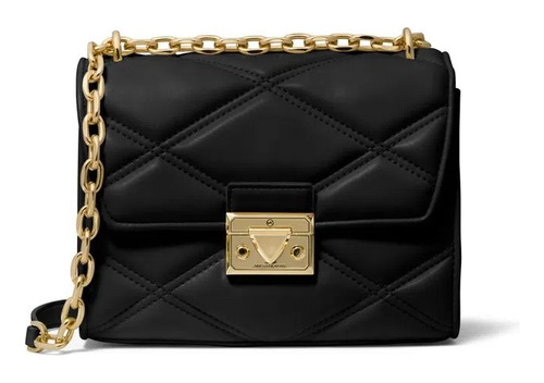 Bolsa Serena Sm Flap Xbody - Michael Kors Preto