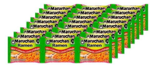 Pack 5 Sopas Ramen Maruchan Camarón Limon Y Habanero