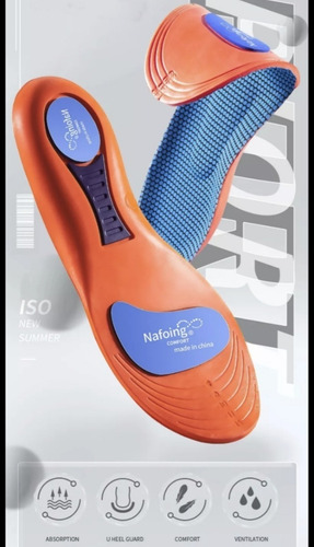 Plantillas Transpirables Con Absorción De Impacto Correr New