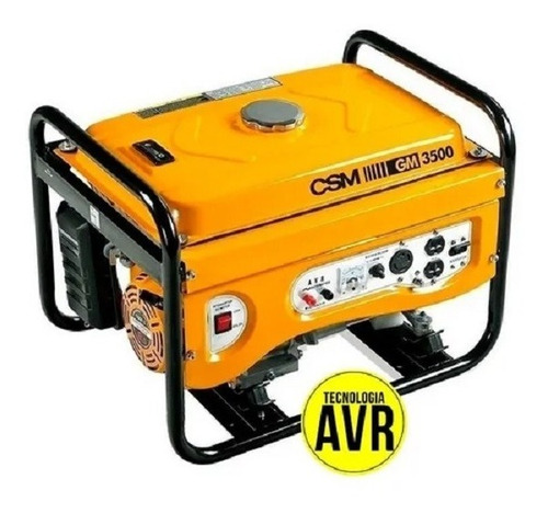 Gerador À Gasolina 3,5 Kva Gm-3500 4 Tempos Csm (bivolt)