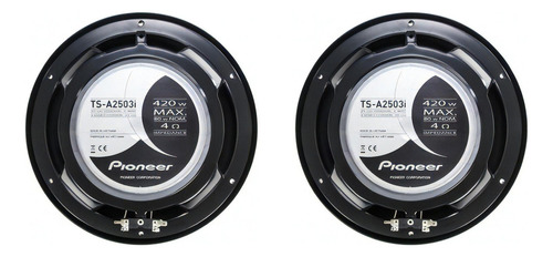 Par de altavoces triaxiales Pioneer, 10 pulgadas, TS-A2503i, 420 W, 4 ohmios, color negro