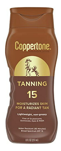 Bloqueador Solar Coppertone Spf 15, Resistente Al Agua.