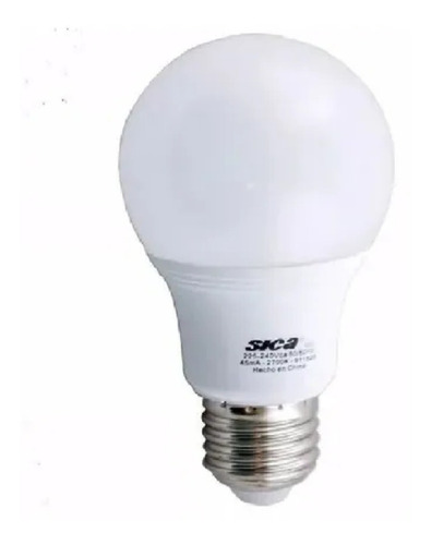 Pack X10 Lampara Led Sica  Foco 5w 220v E27 Fria Calida