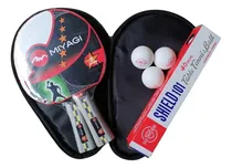 Comprar Raquetas Ping Pong  5 Estrellas + Estuches + 6 Bolas Set