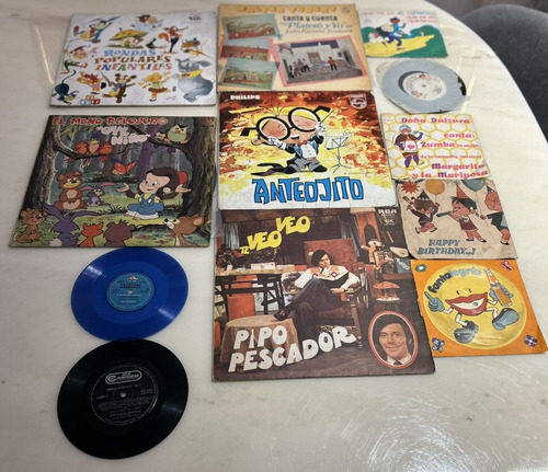 Lote D X12  Vinilos Lp 33 Musica Infantil  Pipo -otros